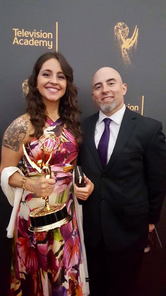 Cristina Himiob junto a Michael O'Brien. Cristina Himiob junto a Michael O'Brien.
