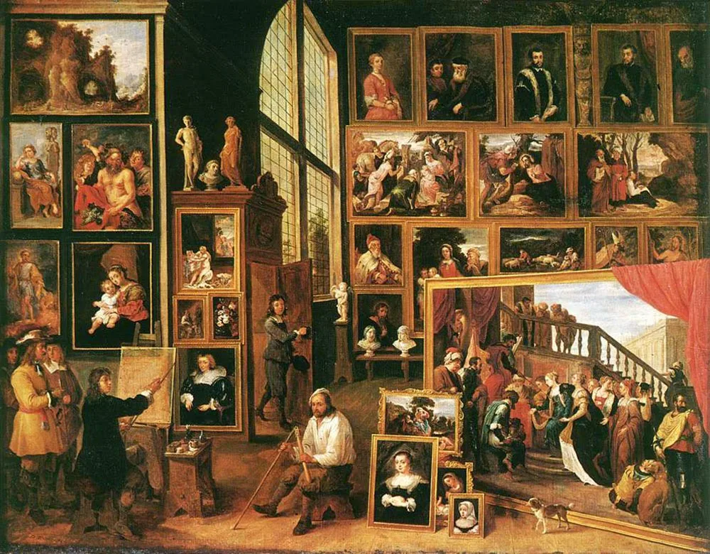 David Teniers the Younger | Archduke Leopold Wilhelm in his Gallery in Brussels