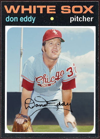 WHEN TOPPS HAD (BASE)BALLS!: NOT REALLY MISSING IN ACTION- 1971 DON EDDY