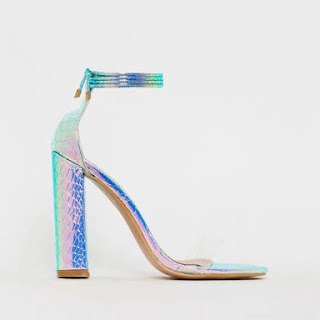 iridescent heels for prom