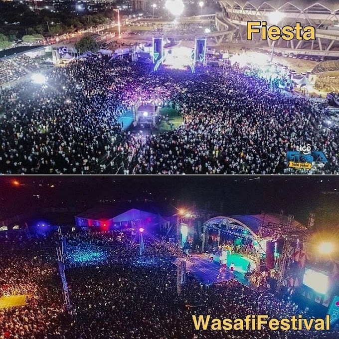 Fiesta Vs Wasafi Festival....Nani Alitisha....Nimekuwekea PICHA Utazame Mwenyewe Alafu Useme Nani zaidi