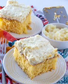 Pineapple Sunshine Cake recipe from Served Up With Love