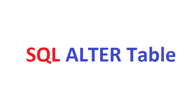 Alter Table Statement in SQL [ Complete Detail at one place ]