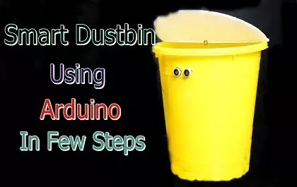 Smart dustbin using arduino, ultrasonic sensor in 2$