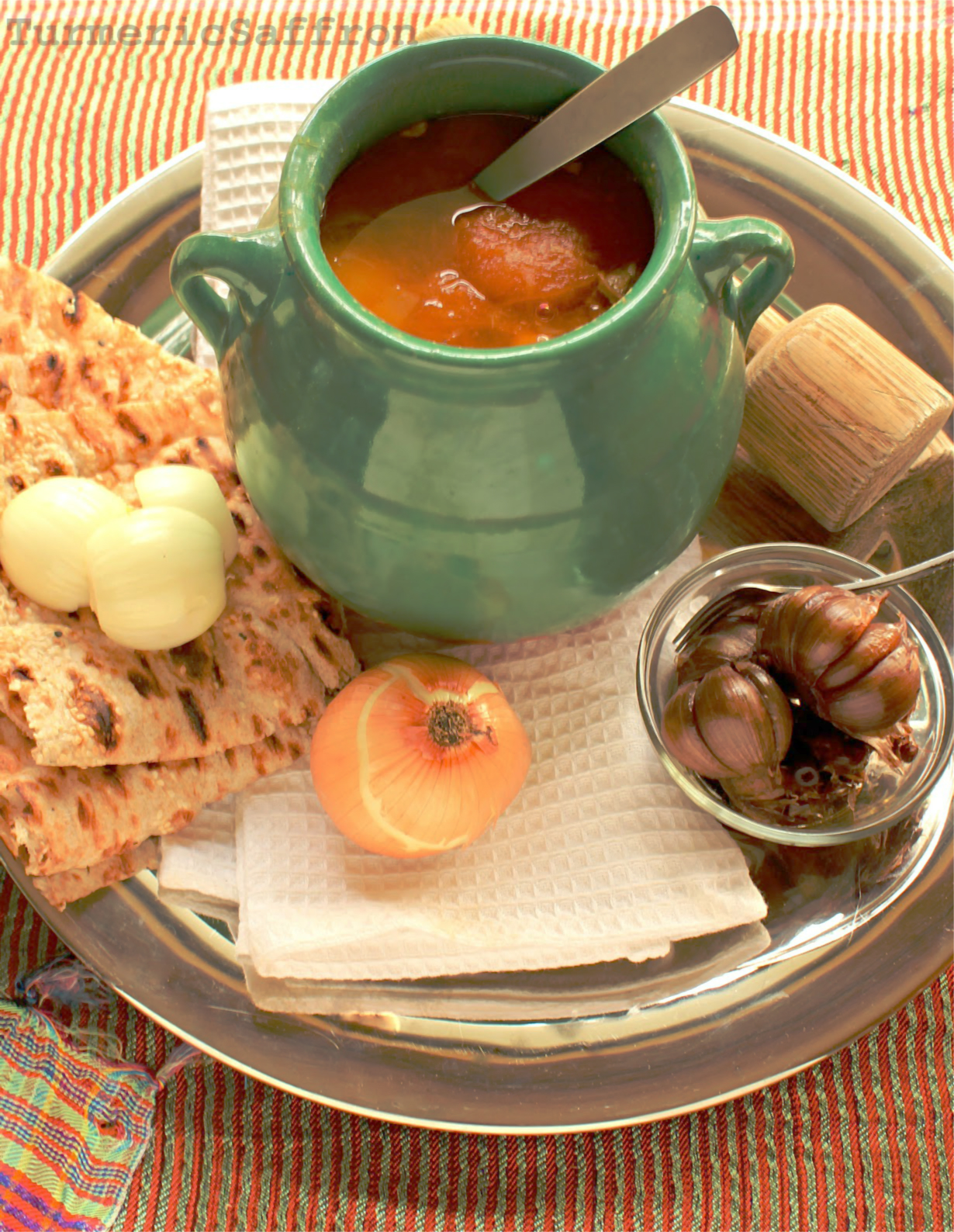 Traditional Iranian Lamb and Chickpea Soup