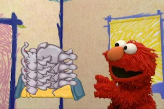 Elmo asks how many elephants can sleep on a bed. Sesame Street Elmo's World Sleep Elmo's Question