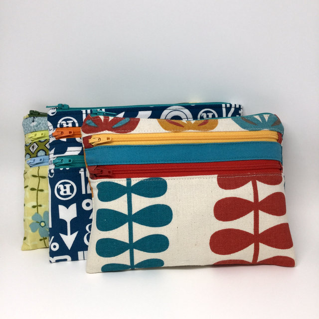 A Photo's Worth: Triple Zip Pouch #7