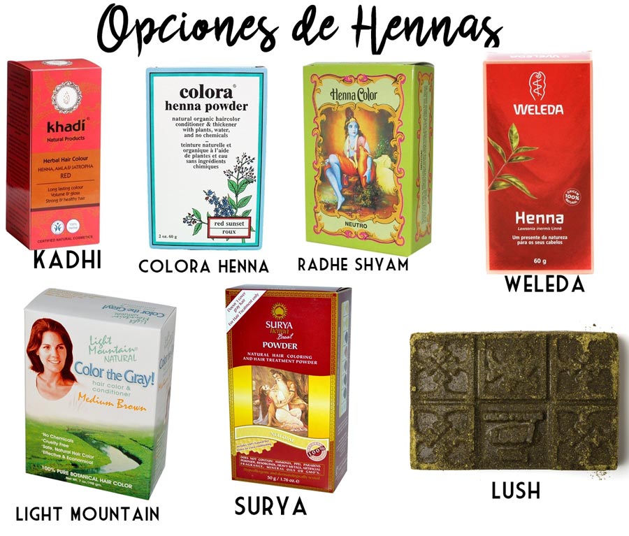 Todo sobre la Henna para el cabello - Cabellos C
