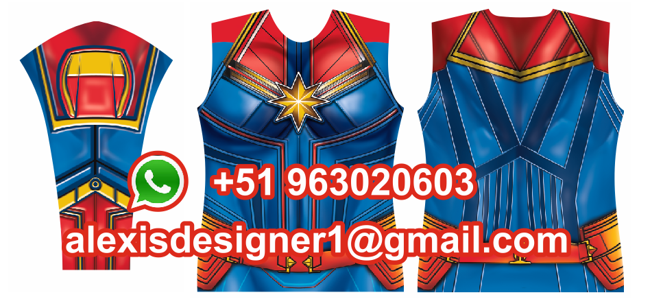 camiseta capitana marvel