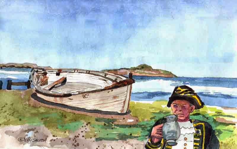 KaySmithBrushworks Captain Bligh's Boat