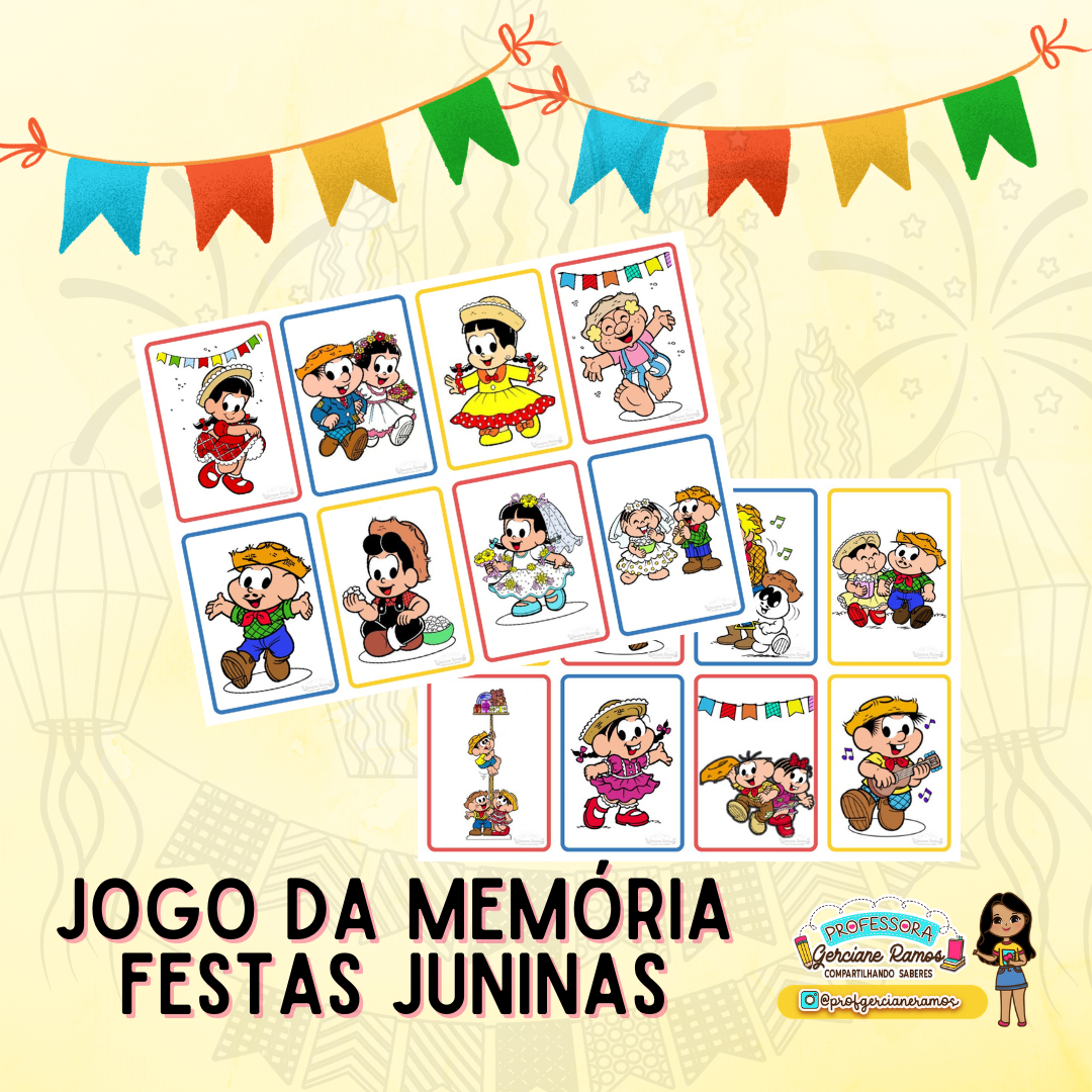 JOGO DA MEMÓRIA - FESTA JUNINA (GRATUITO)