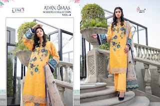 Shree Fab Adan Libas Chiffli collection vol 4 Pakistani Suits