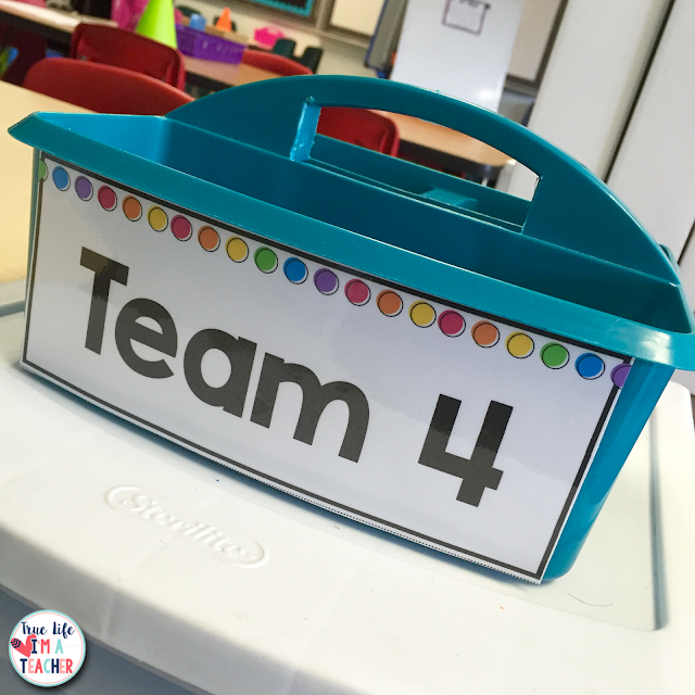 A detailed picture tour of setting up, organizing, and decorating a 1st grade classroom.