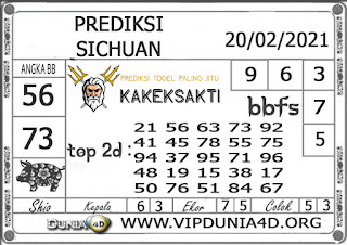 Prediksi Togel SICHUAN DUNIA4D 20 FEBRUARI 2021 Prediksi Togel SICHUAN DUNIA4D 20 FEBRUARI 2021