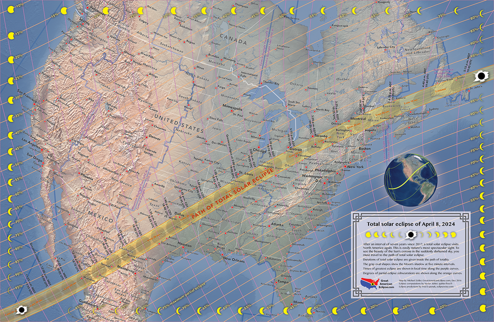 Seattle Astronomy Planning for the 2025 total solar eclipse