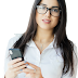 Business Woman Using Phone Transparent Image
