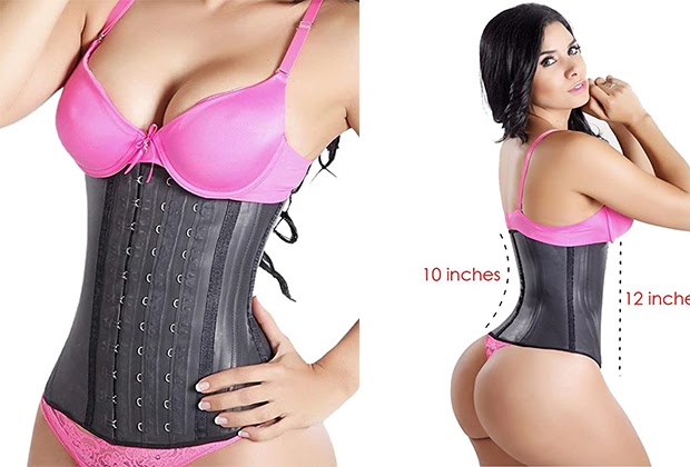 Lady Slim Fajas Colombianas Reductoras Y Moldeadoras para Mujer Latex Waist Trainer Cincher