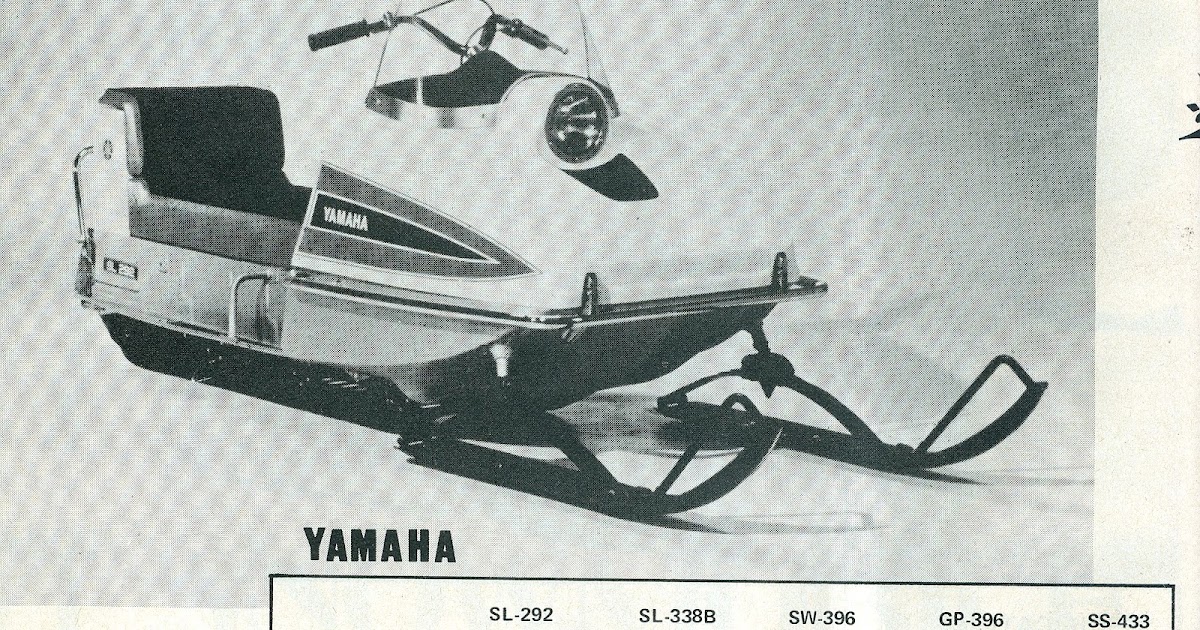 CLASSIC SNOWMOBILES OF THE PAST 1971 YAMAHA SNOWMOBILES