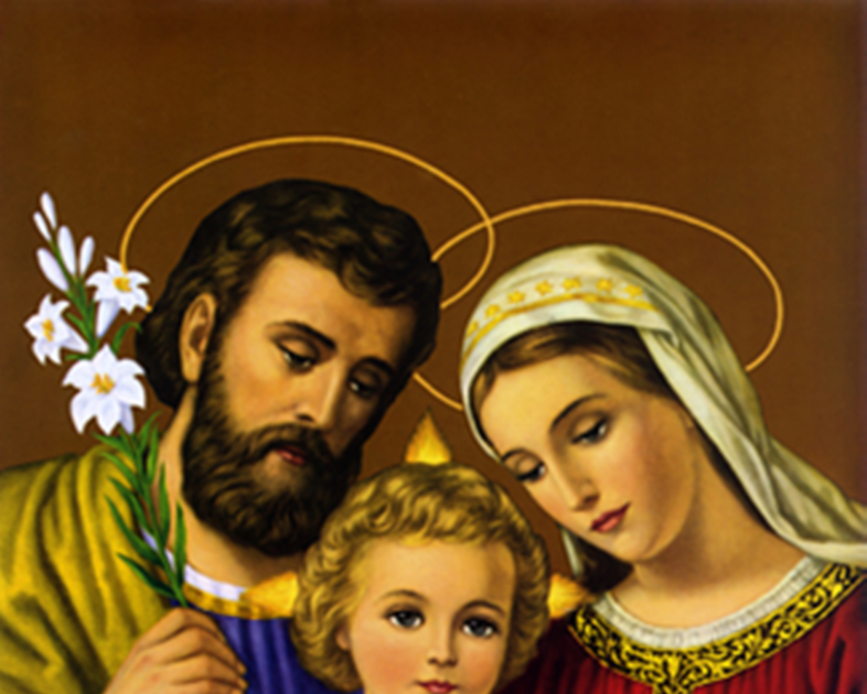 The HOLY FAMILY of Jesus, Mary and Joseph