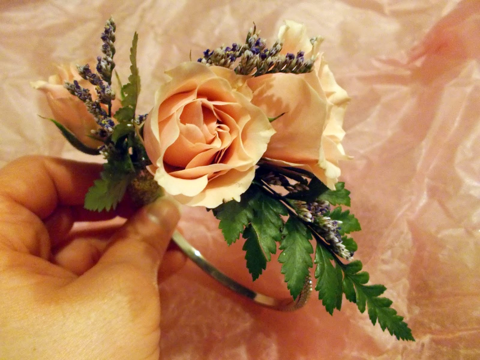 April's Country Life Bracelet Corsage 2