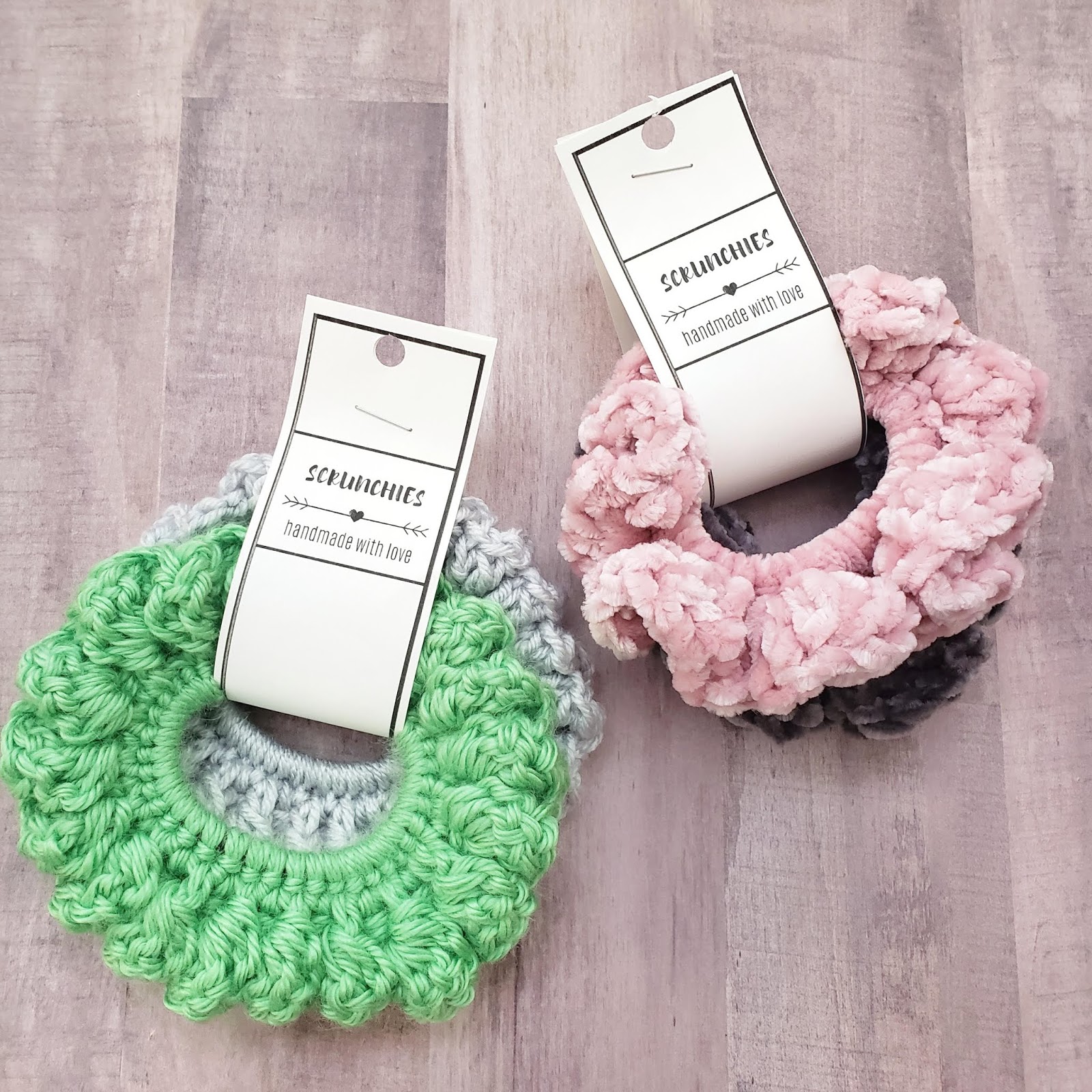 Scrunchie Tag Template Free