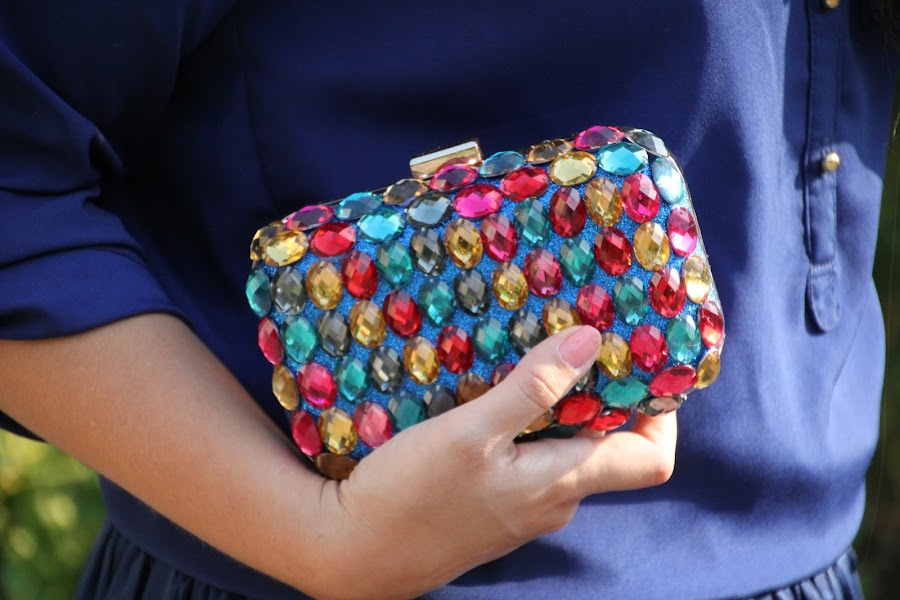 DIY Cómo hacer bolso joya / DIY Jewelry clutch