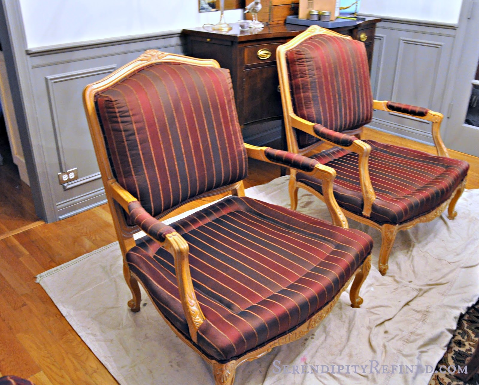 Serendipity Refined Blog Milk Paint "Stained" French Bergere Style