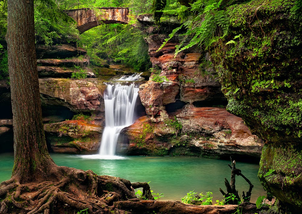 Corkscrew Falls, Hocking Hills, Ohio - Amaziful