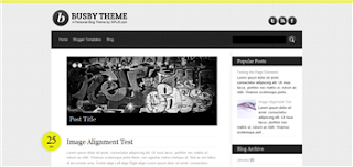 Busby Blogger Template is a wordpress to blogger converted premium blogge rtemplate