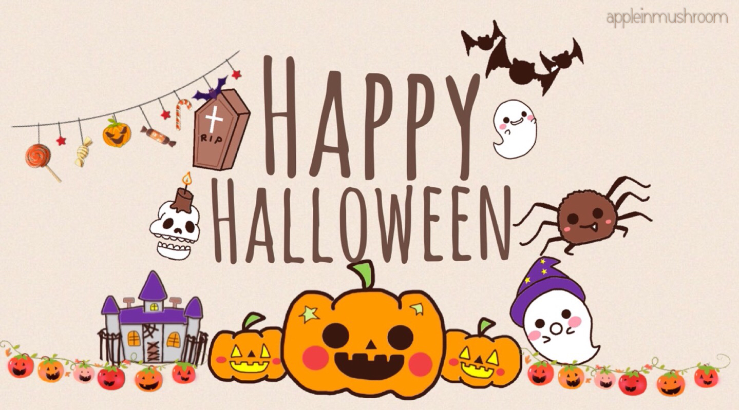 Ching S 萬聖節插圖 萬聖節手帳也可以走可愛風