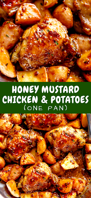 Honey Mustard Chicken & Potatoes (One Pan)