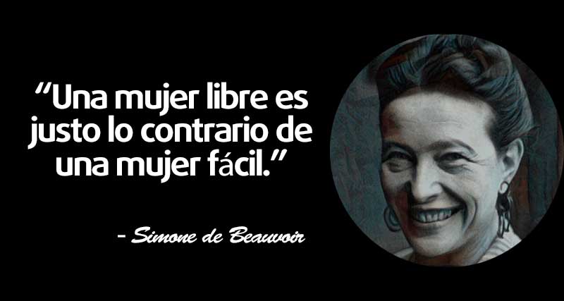 30 frases de Simone de Beauvoir para conocer su filosofía - EL CLUB DE LOS  LIBROS PERDIDOS