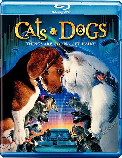 Cats & Dogs (2001) 720p BDRip Dual Latino-Inglés [Subt. Esp] (Comedia. Fantástico)