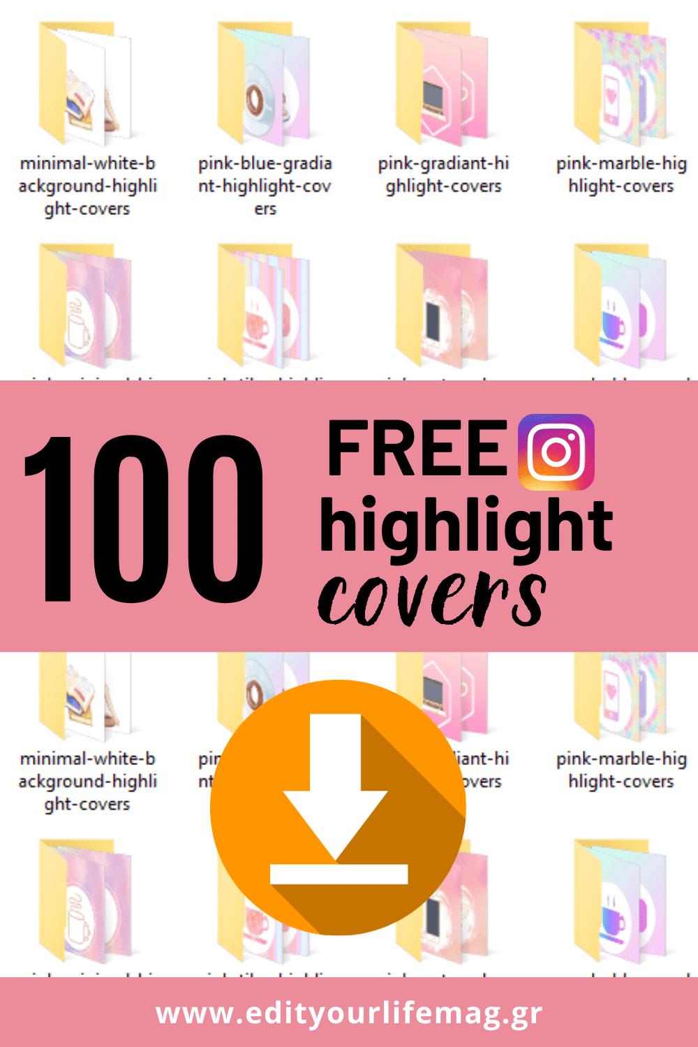 Free instagram highlight covers
