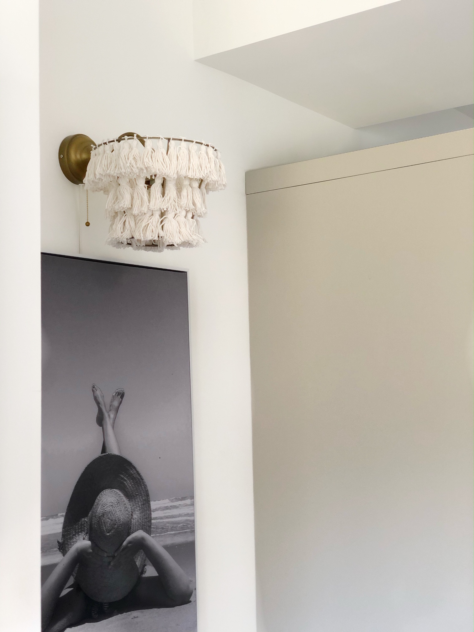 DIY Tassel Lampshade Anthropologie inspired Harlow & Thistle