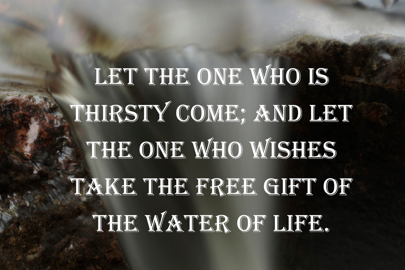 Live Life Water Necessary