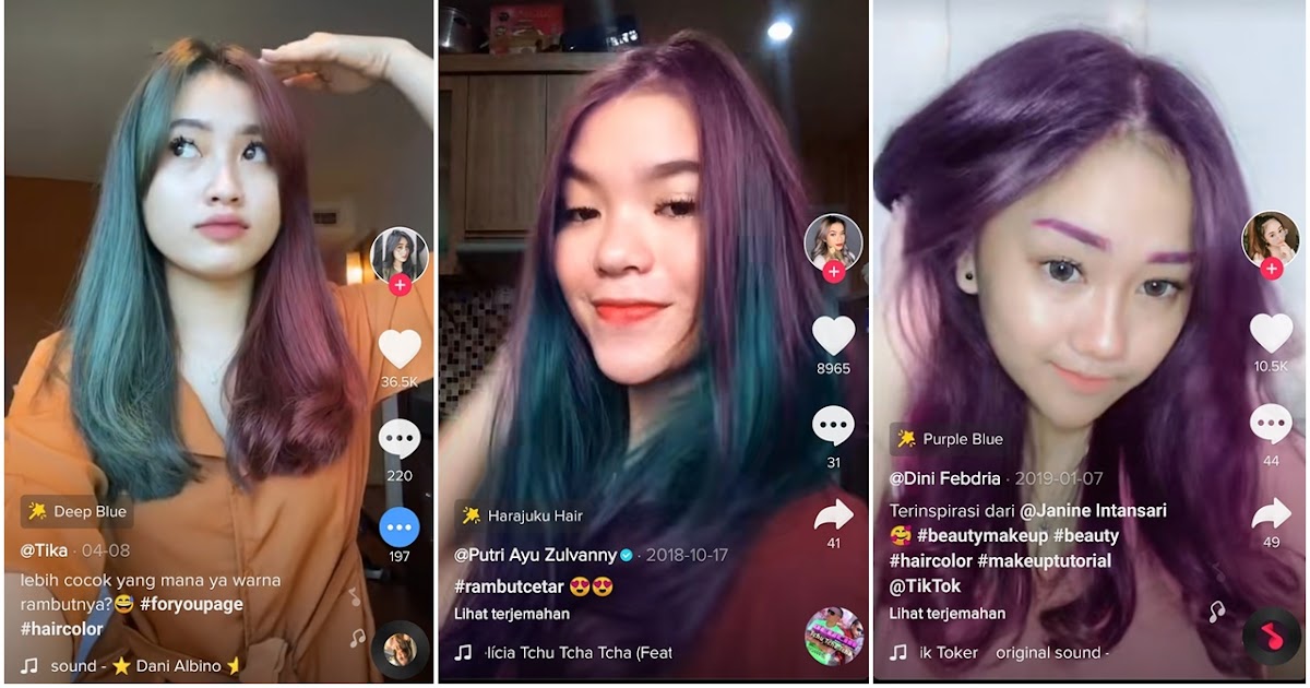 Cara Mengubah Warna Rambut Di Tiktok Rumah Multimedia