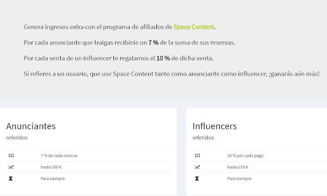 Plataforma para ganar dinero como editor spacecontent.net