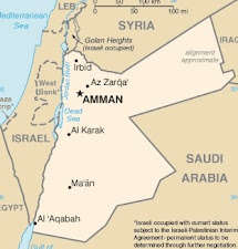 Map Jordanie