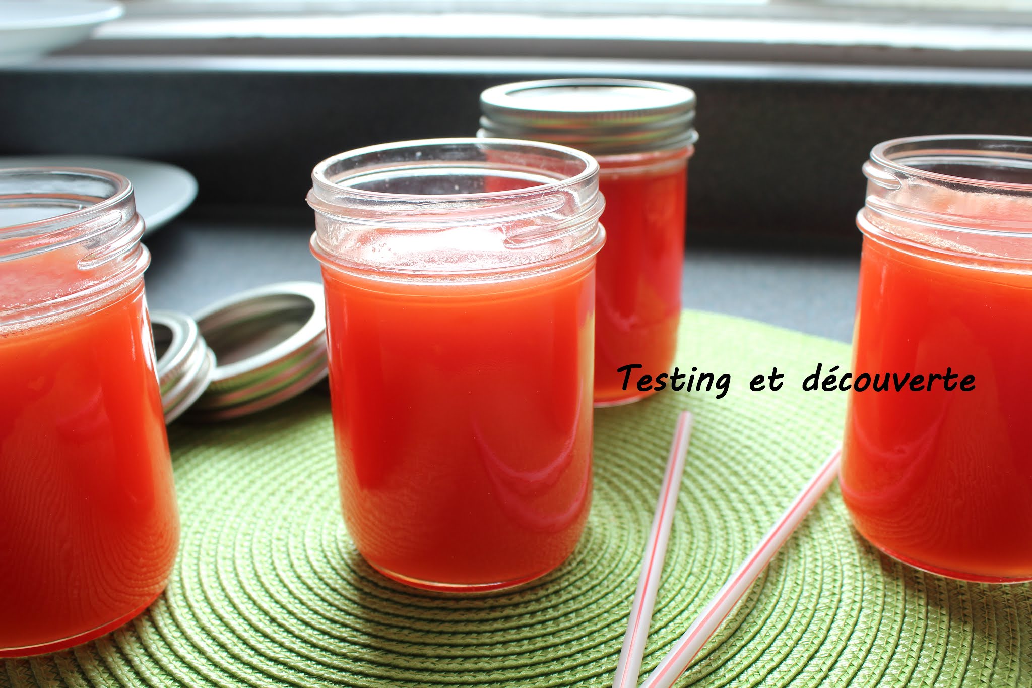 Testing et découverte Jus de melon