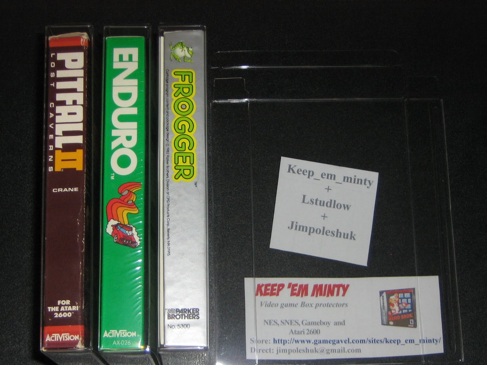 Video Game Box Protectors Custom Atari Box Protectors
