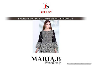 Deepsy Maria b Black Beauty Muharram Dress