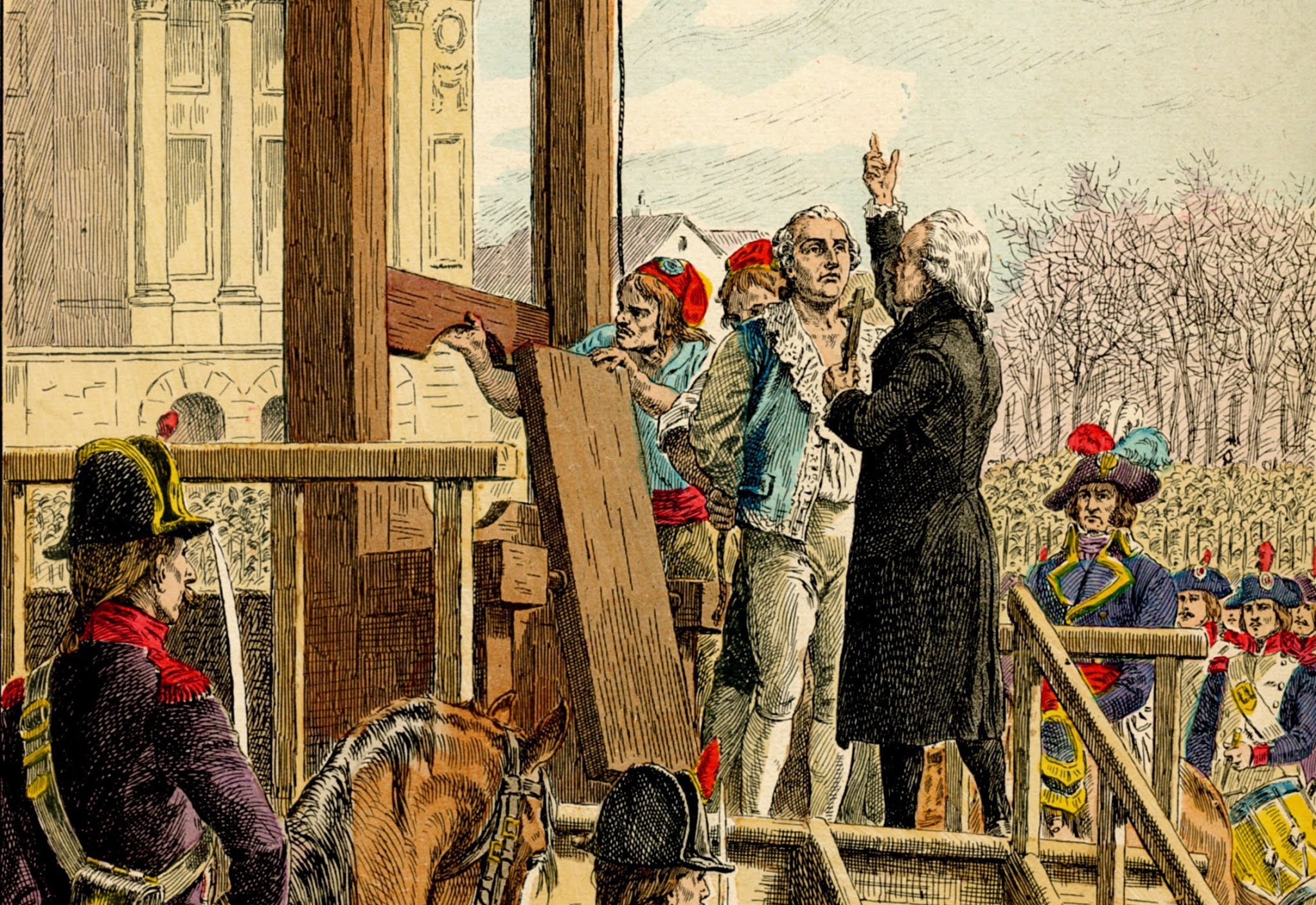 Во время революции казнили. Казнь Луи 16. Людовик XVI на гильотине.