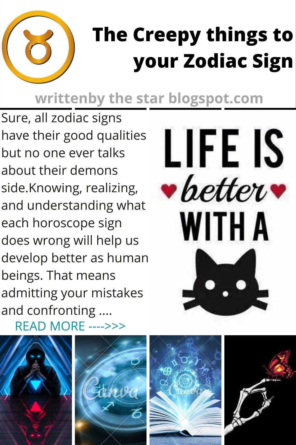 The Creepy things to your Zodiac Sign