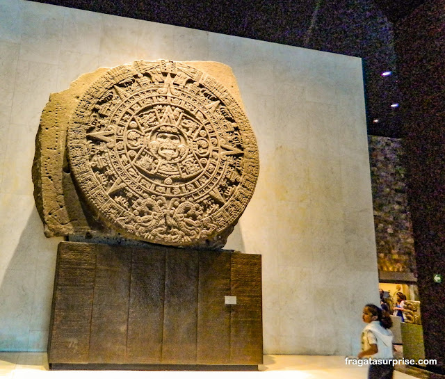 Calendário Asteca, Museu Nacional de Antropologia do México