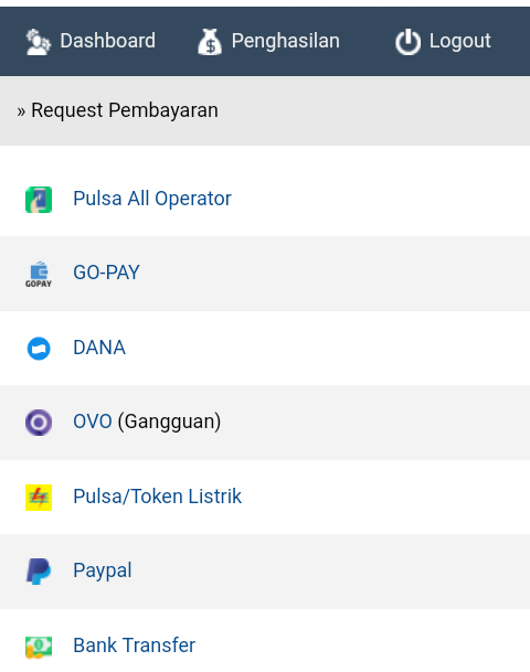 28+ Website Penghasil Pulsa Bisnis