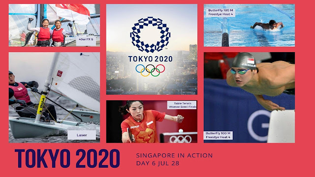 Tokyo 2020 Olympics Day 6 : SIngapore in Action