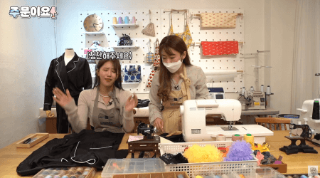 로브 리폼 도전하고 착샷 보여주는 러블리즈 미주 - 꾸르