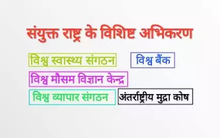 संयुक्त राष्ट्र के विशिष्ट अभिकरण | United Nations Specialized Agency