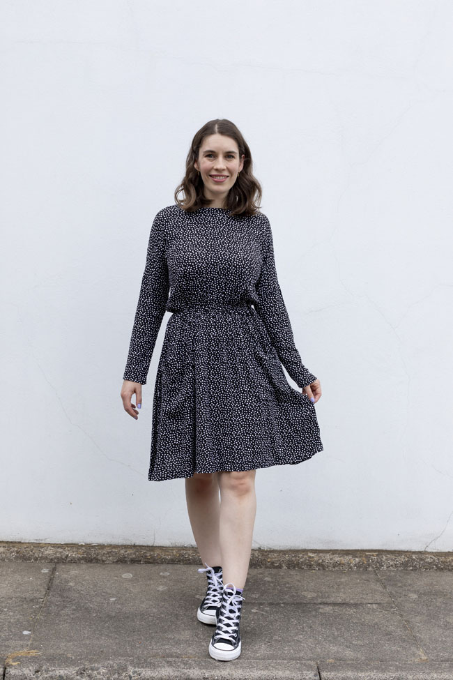 Nikki's Lotta dress - easy sewing pattern from Tilly and the Buttons